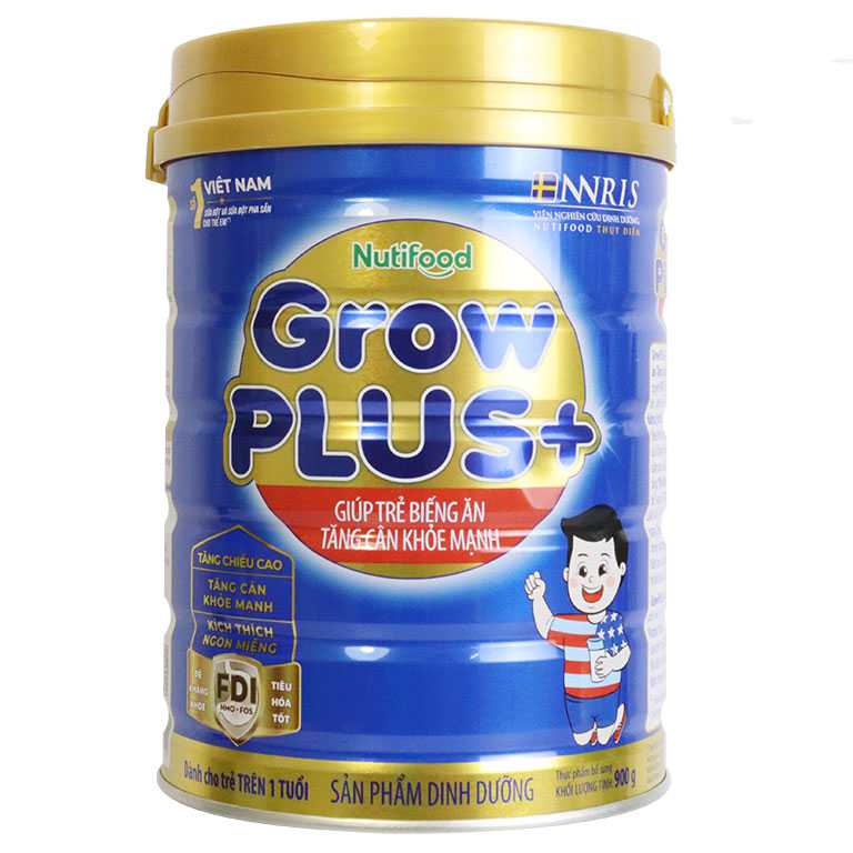 sua-bot-nutifood-cho-tre-em-grow-plus-xanh