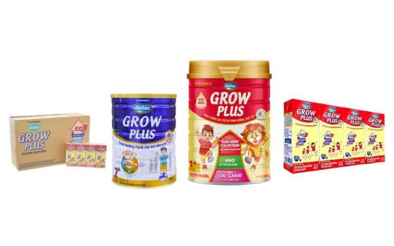 Review sữa Grow Plus Vinamilk? So sánh loại xanh và đỏ?