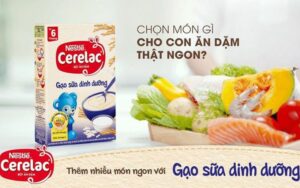 Bột ăn dặm tốt nhất cho bé